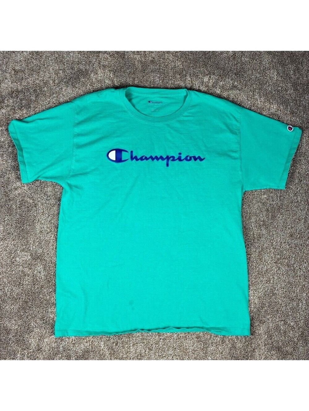 Champion TShirt Men's Size Large Green